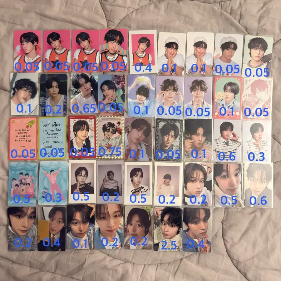 엔시티 위시 리쿠 포카 양도 교환
