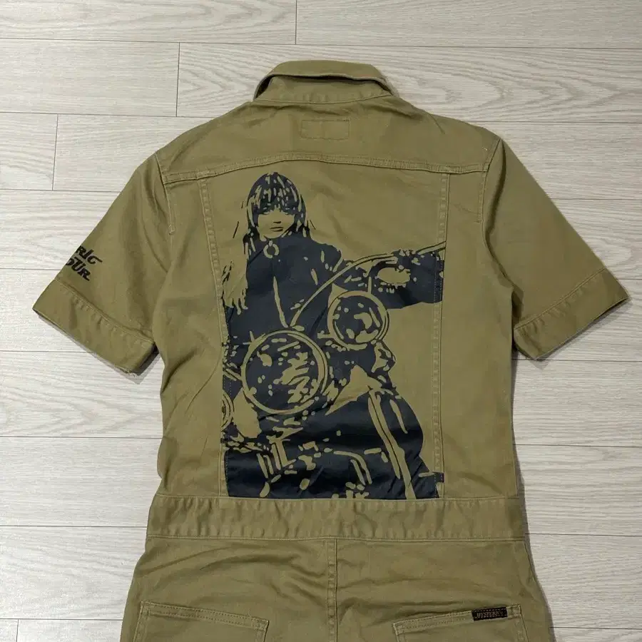 Hysteric Glamour 히스테릭글래머 카키 워크 점프수트