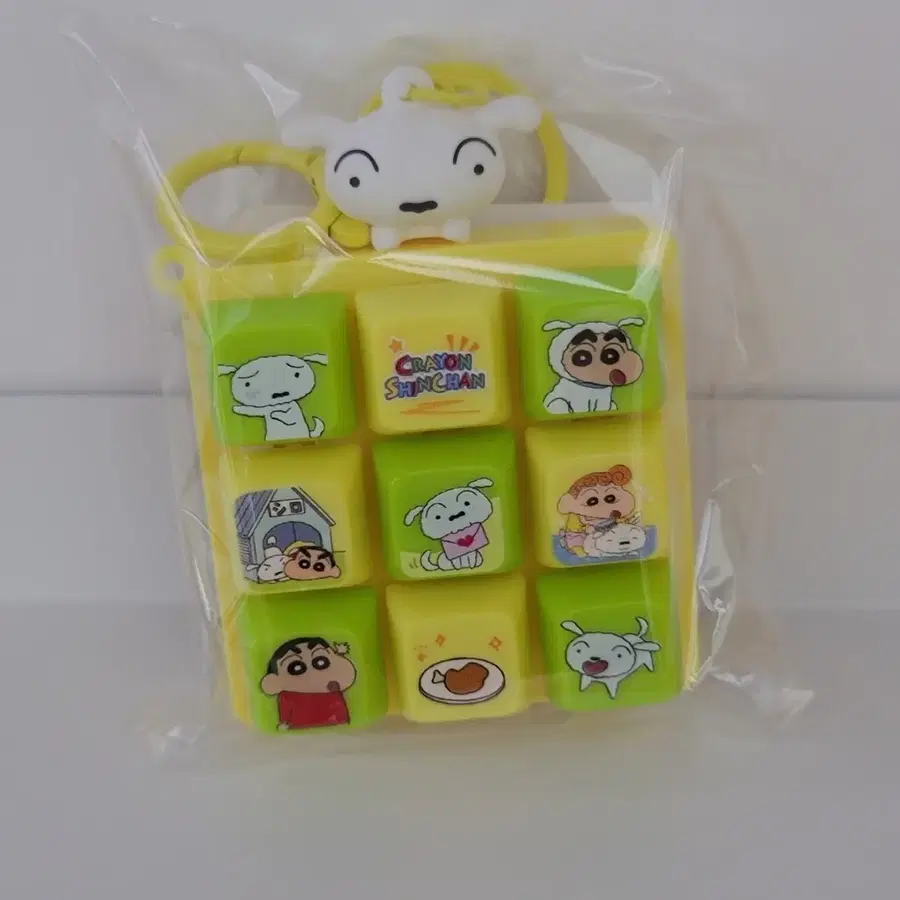 짱구 흰둥이 파스텔 키캡 키링