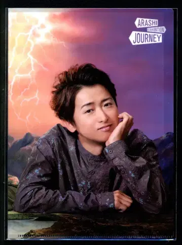 아라시 19년 아라시를 여행하는 전시회 ARASHI EXHIBITION JOURNEY 오노 사토시 A5 클리어 파일