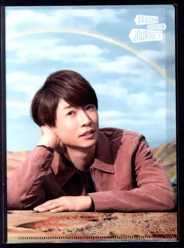 아라시 19년 아라시를 여행하는 전시회 ARASHI EXHIBITION JOURNEY 아이바 마사키 A5 클리어 파일