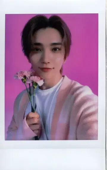 SEVENTEEN 하나비 조슈아 인스턴트 포토 카드 플라워