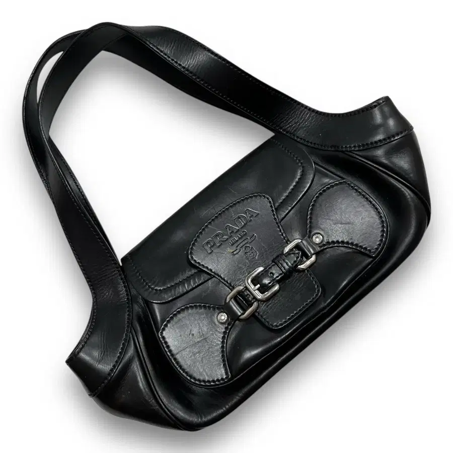 PRADA Rock chic Leather shoulder bag