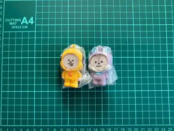 BT21 사진 프레임 마스코트 키링 2개 세트