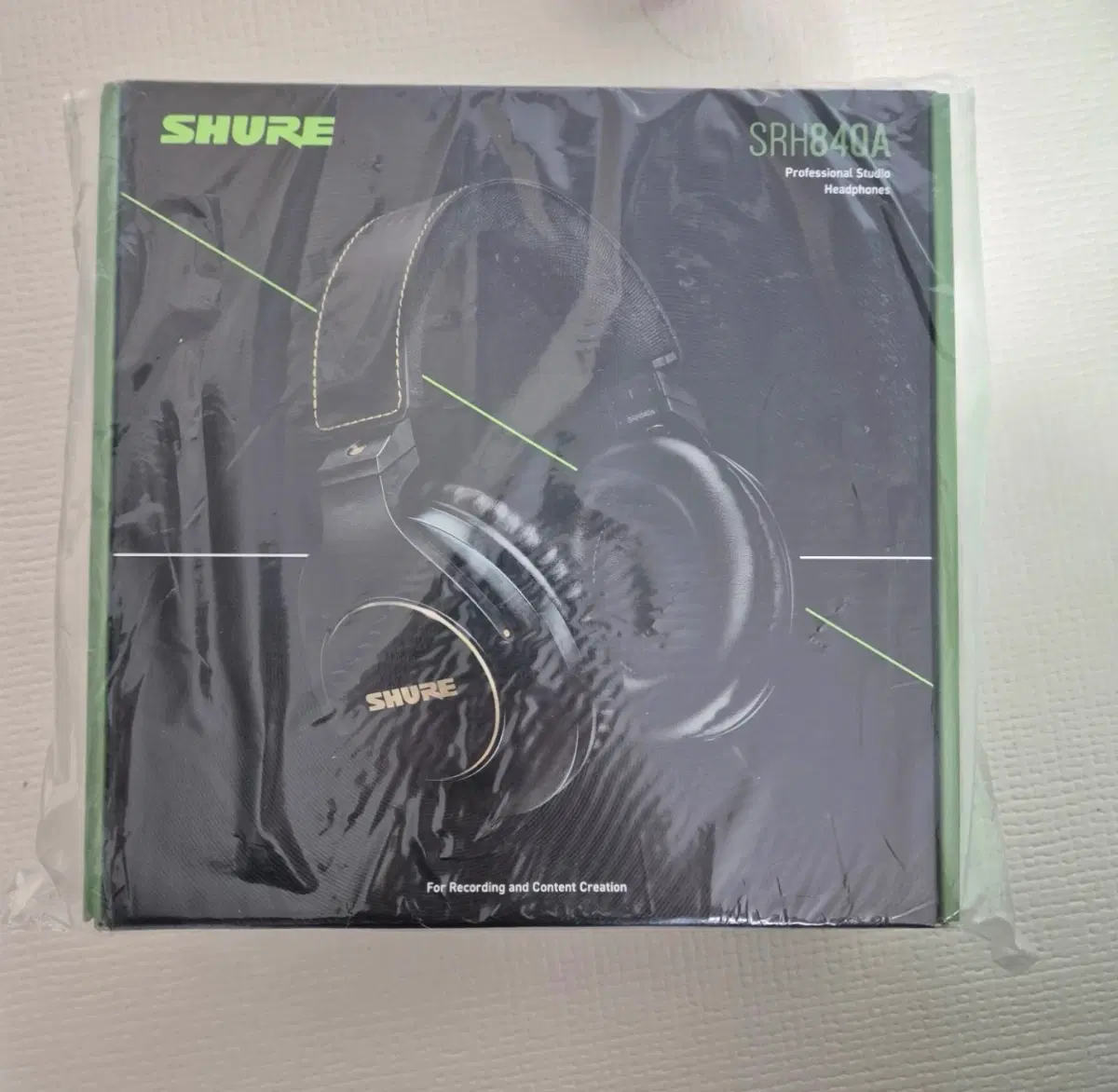 슈어 SRH 840a 모니터링 헤드폰 완전 새거 (비늘안뜯은거)