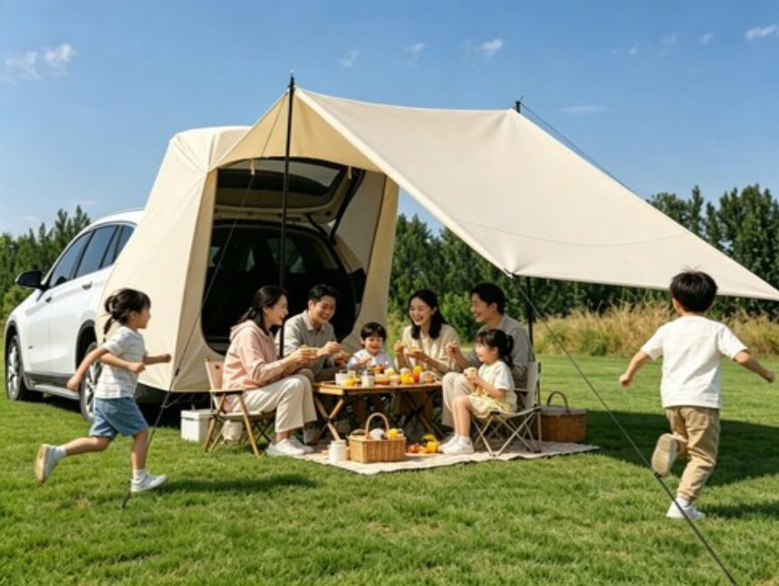 차박텐트 차량용 도킹 쉘터 차박 도킹텐트 도킹 트렁크 쉘터 카텐트 차박 텐트 도킹 카 쉘터 세단겸용 카텐트