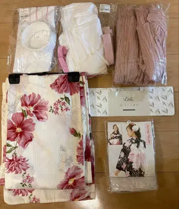 여성용 유카타 착용법 풀세트