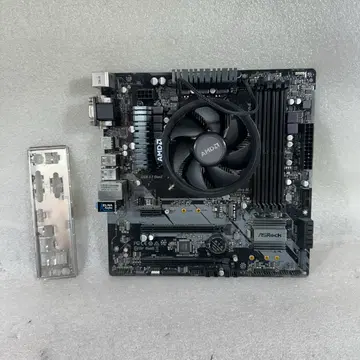 ASRock 메인보드 B450M pro4 라이젠3 3200G cpu | CPU/메인보드 | 번개