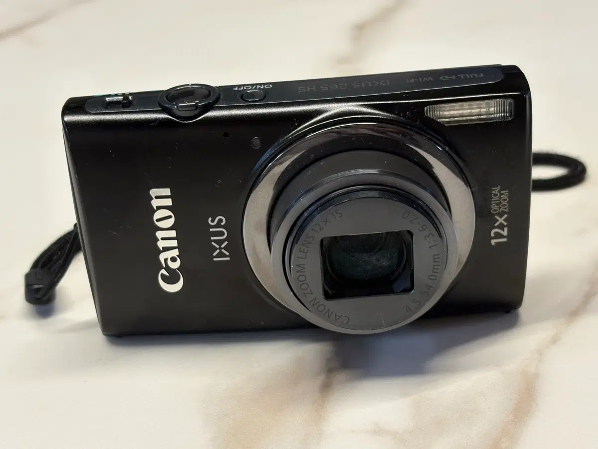 캐논 IXUS 265 HS 디지털 카메라 블랙 부품용