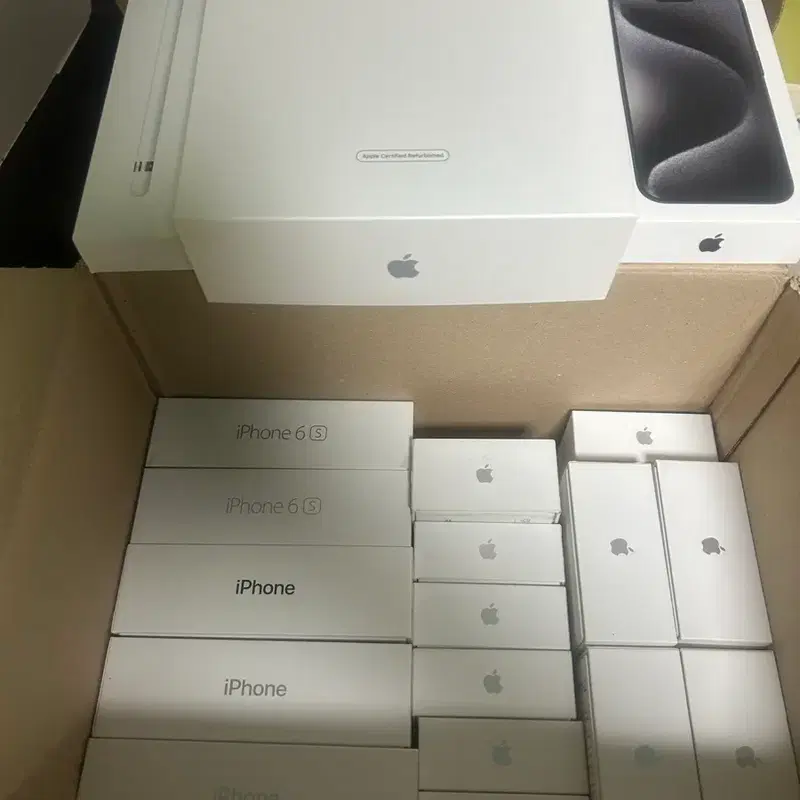 아이폰 에어팟 아이패드 애플펜스 박스