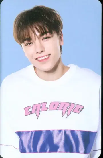 세븐틴 더샘 버논 트레이딩 카드 파랑 배경