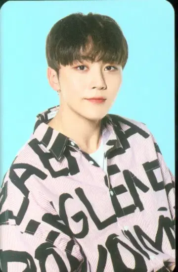 SEVENTEEN The SAEM SEUNGKWAN 트레이딩 카드 파랑 배경
