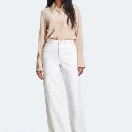 리바이스여성 대드유틸리티 화이트진 27 a3497-0004