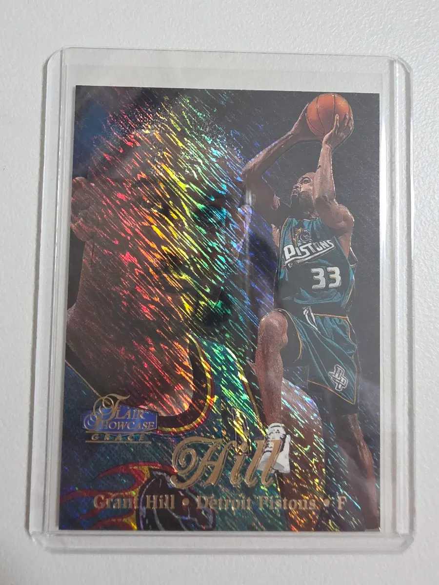 1997-98 nba 그랜트 힐 플레어 쇼케이스 카드 판매 디트로이트피스톤즈