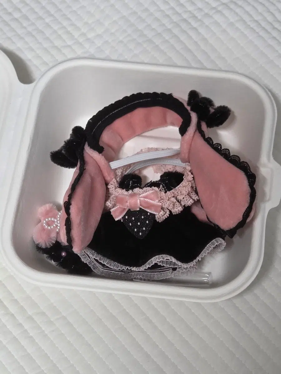 몽실옷장 블랙핑크베리 10cm 인형옷