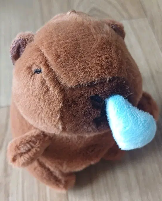 콧물 코흘리개 카피바라 인형 키링 키홀더
