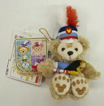 도쿄디즈니씨 봉제 인형 스트랩 Duffy and Friends 더피(마칭) TDR 35주년 Happy Marching Fun