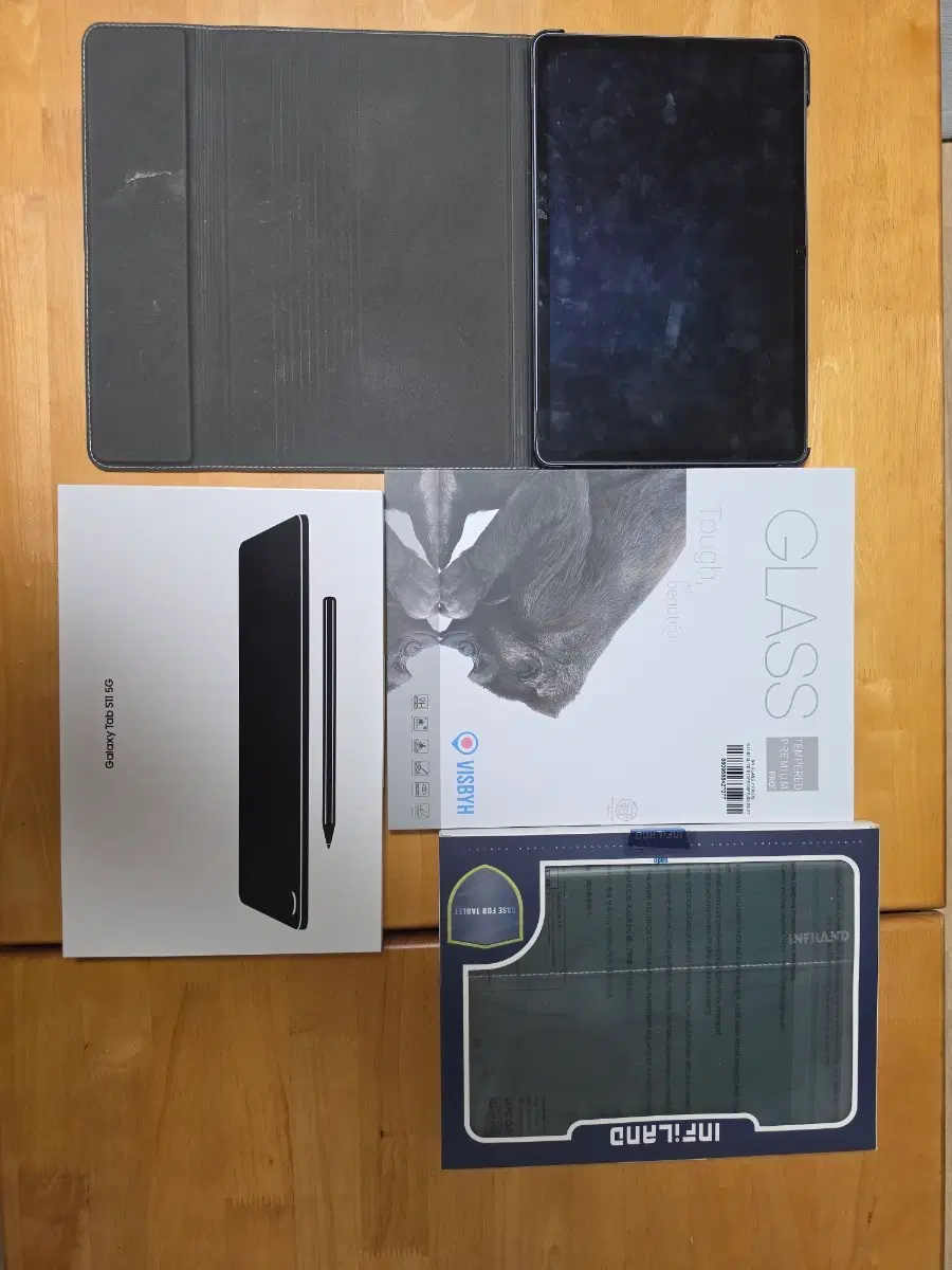 갤럭시탭11 5G 128GB 그레이색상입니다
