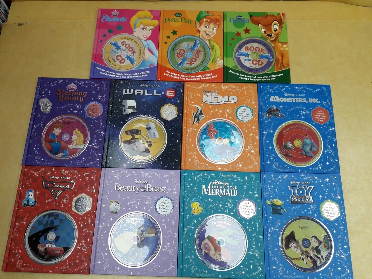 DiSNEP. PIXAR BOOK AND CD 시리즈총 11권