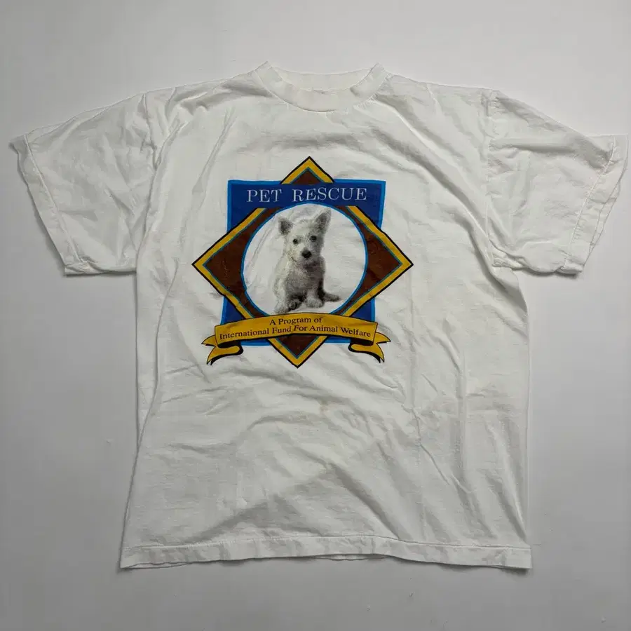 90s Pet Rescue Tee (white)