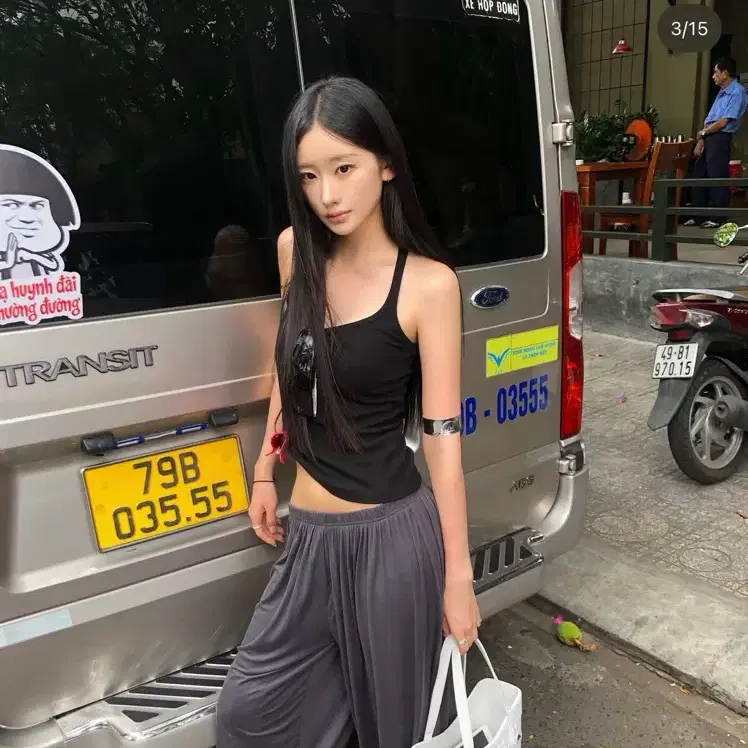 유프로젝트 yue project 하렘 러너 팬츠 차콜