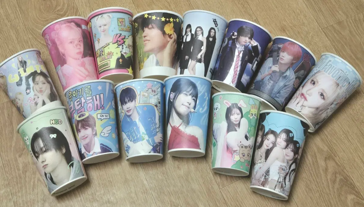 Aespa Cravity Fromis_9 Boynextdoor Ive birthday cup winter song hyeong jun, Fromis_9, Boynextdoor, Ive group jiheon park jiwon woonhak myung jaehyun tae san sungho Liz buncheol Japan god mae