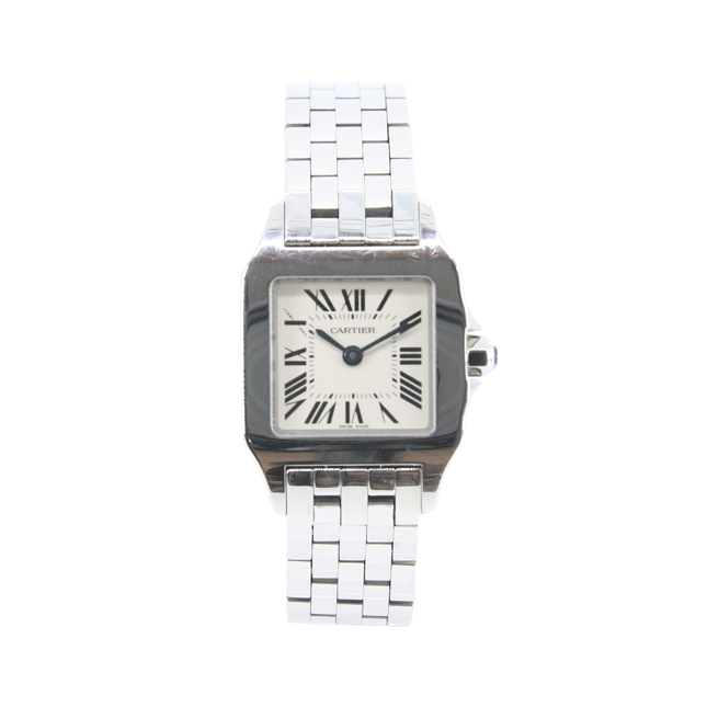 까르띠에 산토스 드모아젤 시계 스몰 스틸 24 mm W25064Z5