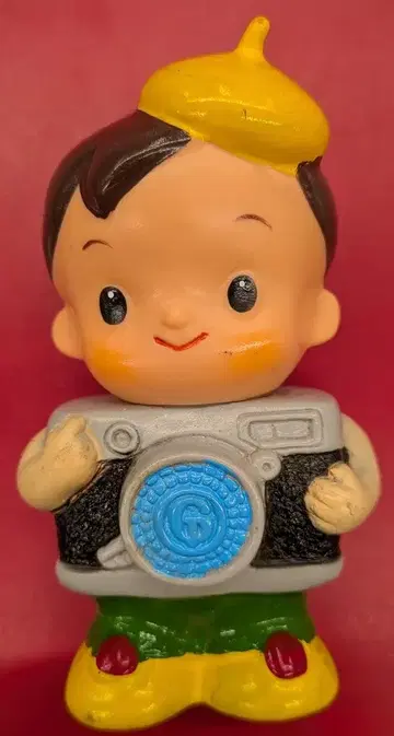 CP 크레딧 소프트 비닐 저금통 CP 카메라 보이/카메라 10개월 할부 100mm