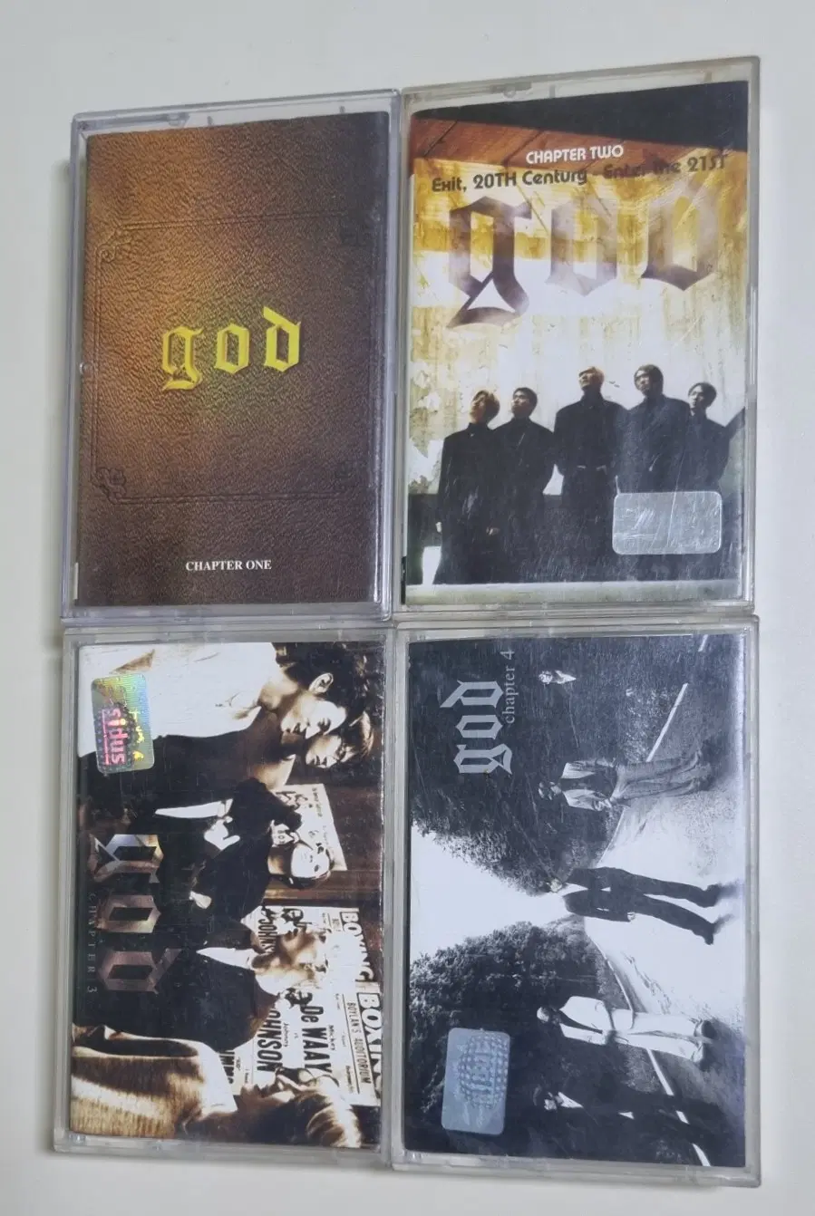지오디 god 1-4집 (개봉 카세트테이프)