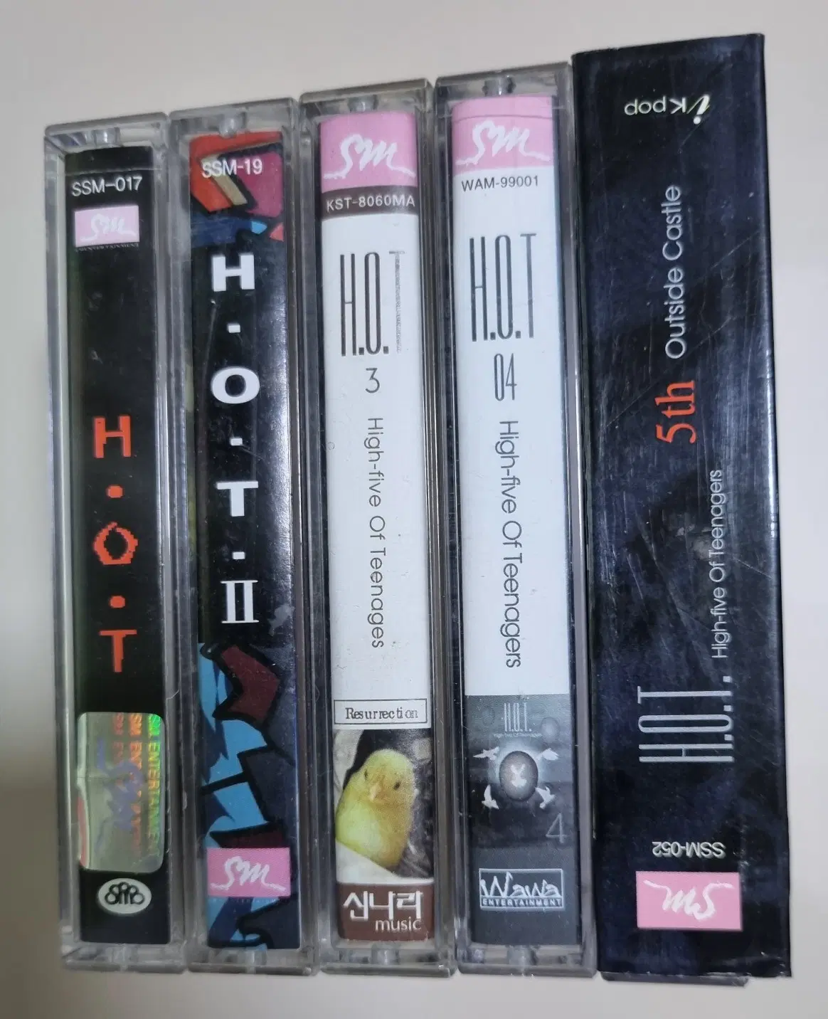 H.O.T 1-5집 (카세트테이프)