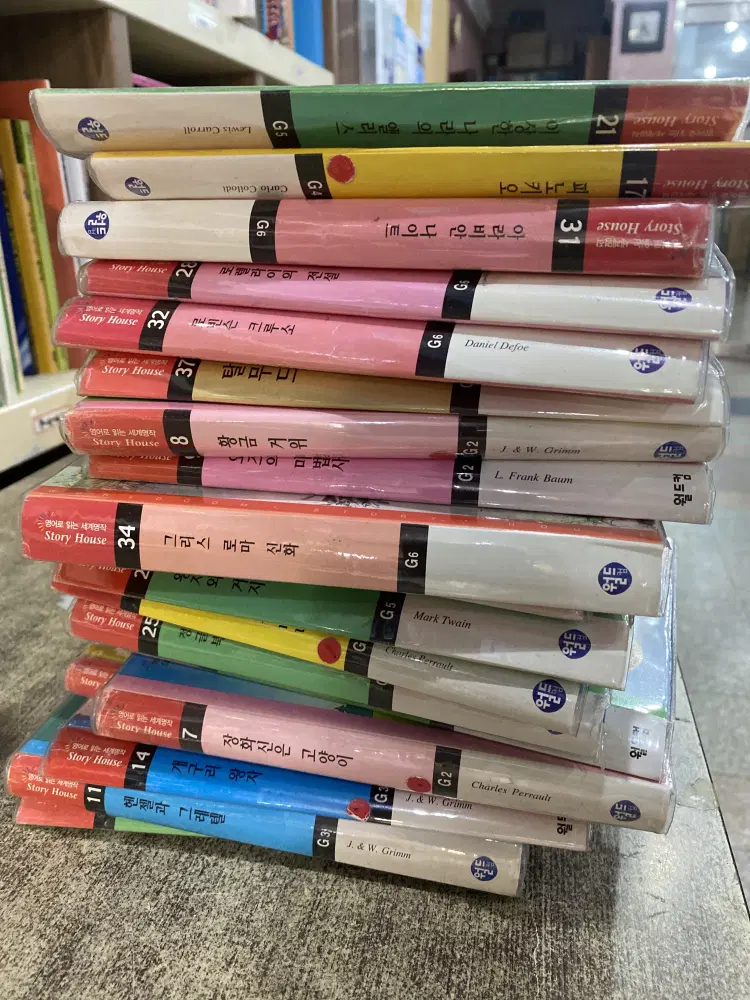 영어로읽는세계명작 월드컴 오디오테이프 36개 세트 영어테이프 중고책