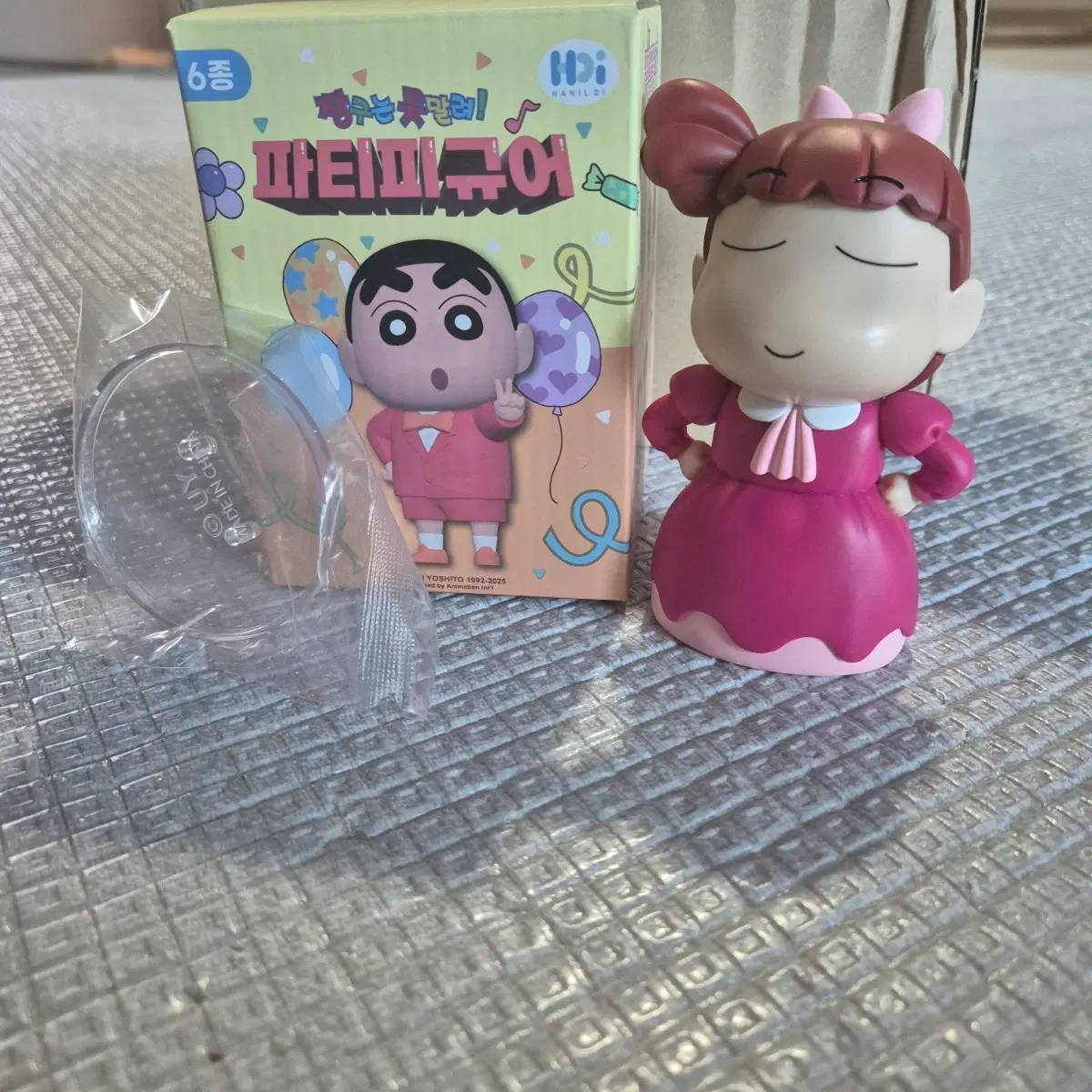 짱구는 못말려 파티피규어 유리
