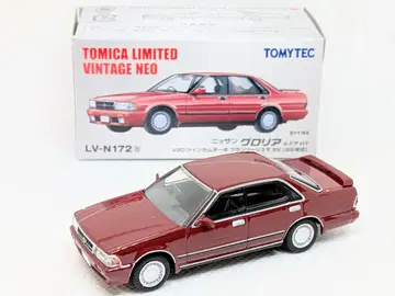 토미텍 TOMICA LIMITED VINTAGE NEO 닛산 글로리아 4도어 HT V20 트윈 터보 그랑 SV (89년식) (와인 레드) LV-N172b