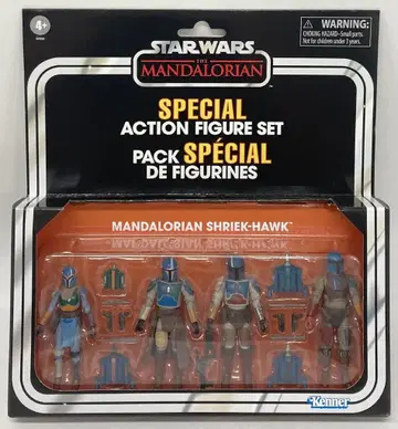 HASBRO 더 빈티지 컬렉션 만달로리안 슈리크 호크 (4체 세트) 3.5인치