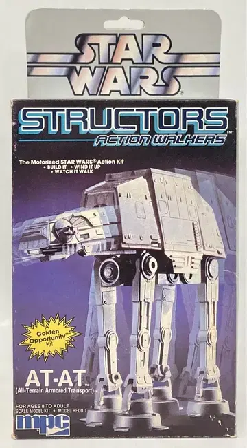 MPC STRUCTORS / ACTION WALKERS STAR WARS AT-AT ( ALL TERRAIN ARMORED TRANSPORT )