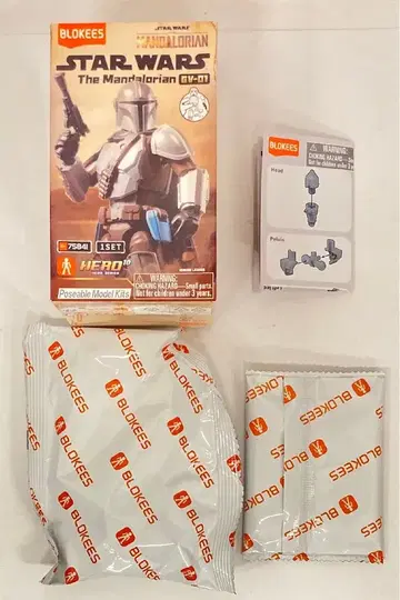 BLOKEES POSEABLE MODEL KITS THE MANDALORIAN IG-11 GV-01