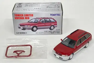 토미텍 TOMICA LIMITED VINTAGE NEO 도요타 카롤라 왜건 G 투링 1.5 옵션 장착 자동차 (97년식) (빨간색/은색) LV-N264a