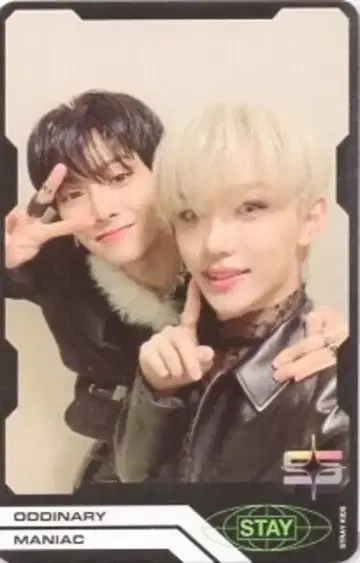 StrayKids ODDINARY FELIX/I.N 트레이딩 카드 유닛 블랙