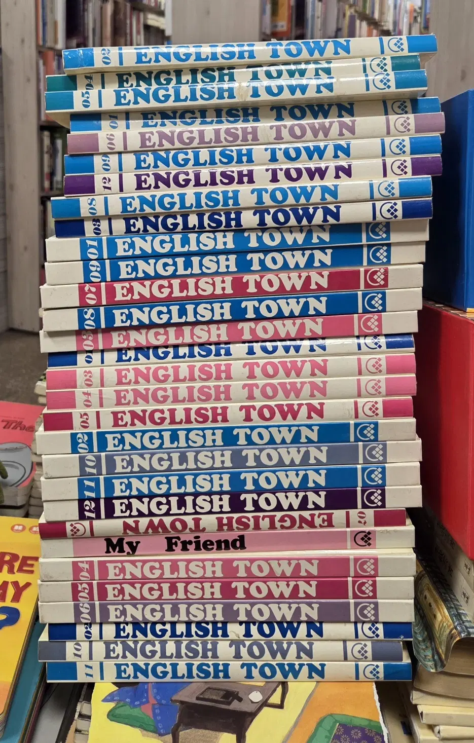 ENGLISH TOWN 중앙교육연구원 30권 세트 영어전집 중고책