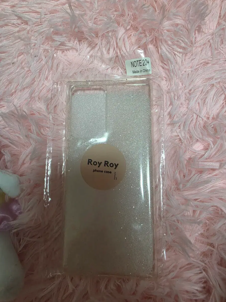 Roy Roy 노트20+ 글리터 투명 케이스