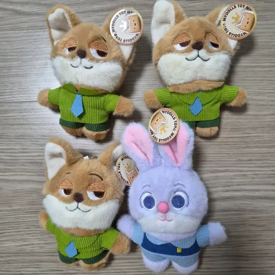 새상품)주토피아 주디,닉 인형키링 팔아요~