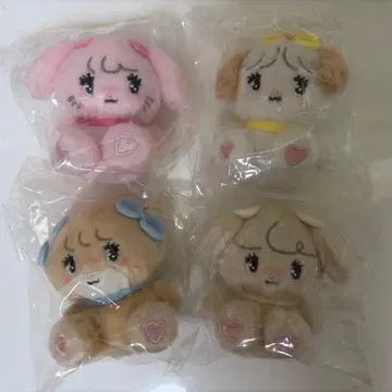 LIL ala mode 앉은 봉제 인형 4세트