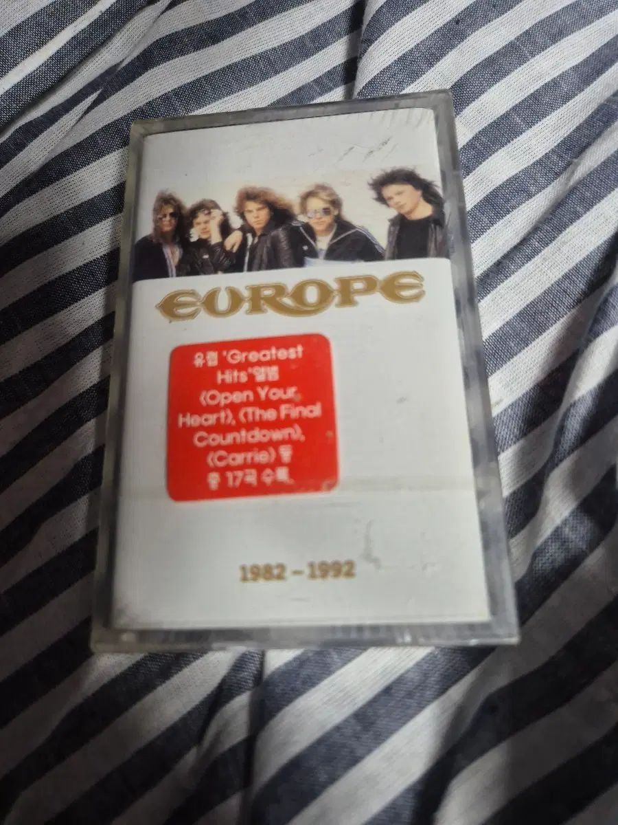 EUROPE GREATEST HITS 1982-1992 카세트 테이프