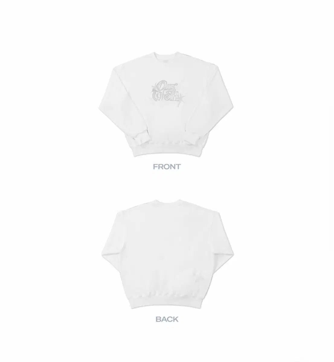 엔시티위시 앙콘 MD Sweatshirt 맨투맨 티셔츠 양도합니다 (포카 x)
