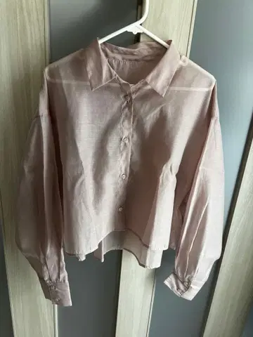 시어 숏 기장 셔츠