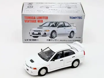 토미텍 TOMICA LIMITED VINTAGE NEO 미쓰비시 랜서 RS 에볼루션 IV (96년식)(화이트) LV-N186c