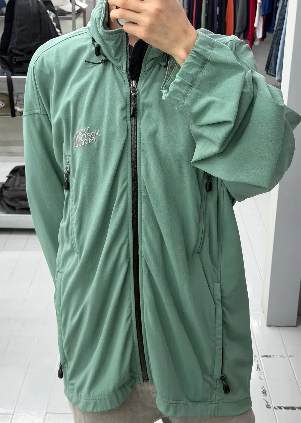 (2XL) 노스페이스 에이펙스 소프트쉘 히든 후드 자켓