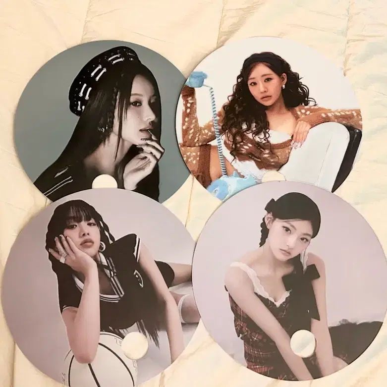키오프 키스로드 키씨존 부채 세트 쥴리 나띠 벨 하늘