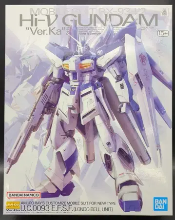 BANDAI SPIRITS MG 1/100 반다이남코판 하이뉴 건담 ver.Ka/15+ 표기