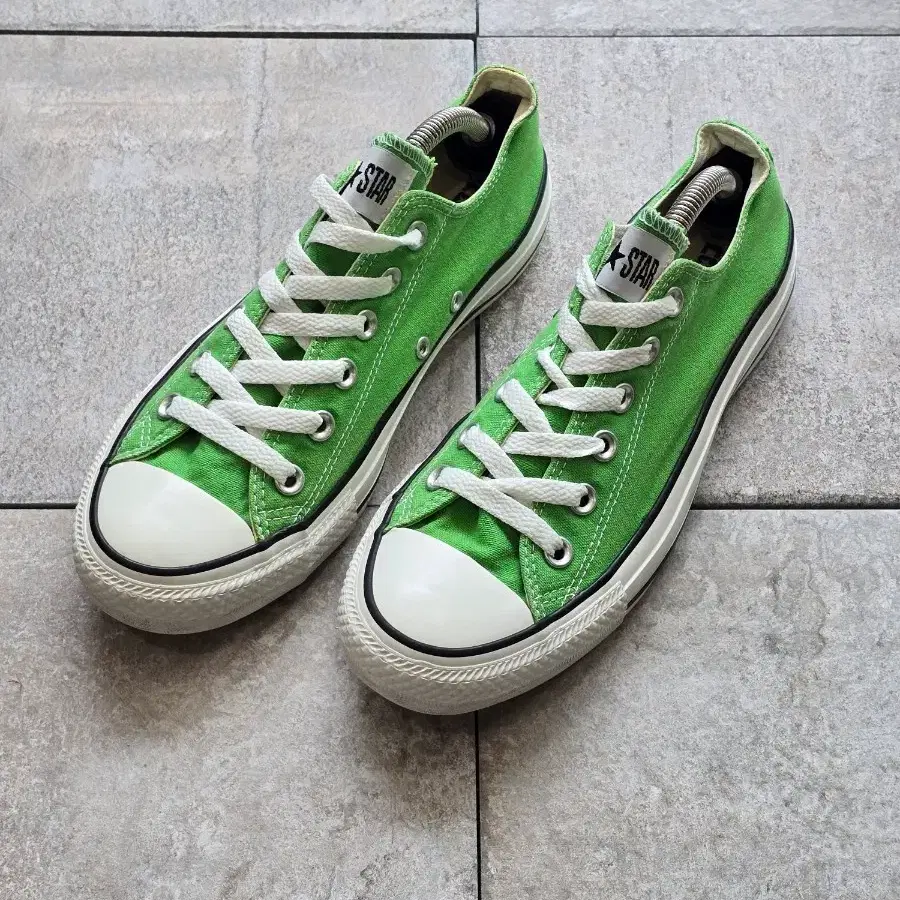 (250)컨버스 척테일러 올스타 로우 그린 스니커즈
